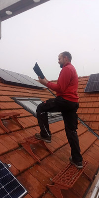 Aufmaßprotokoll-App für Photovoltaik auf dem Dach