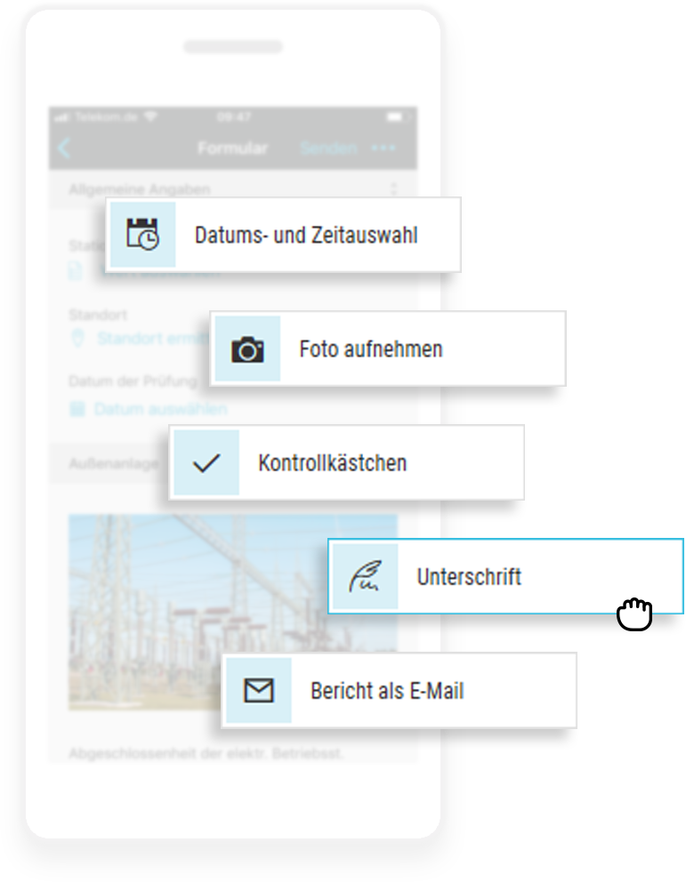 Wartungsapp Digital Mobil