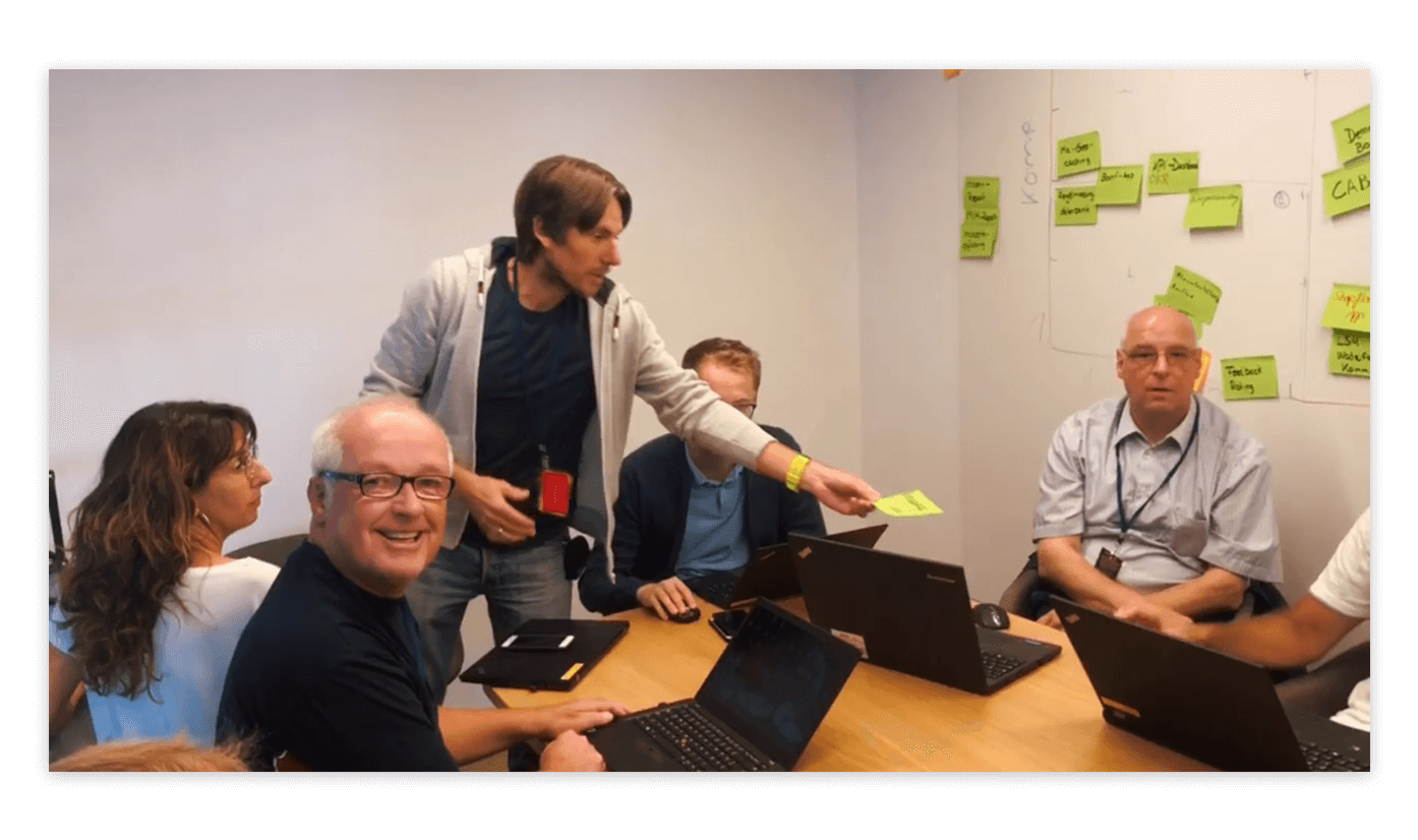 Hackathon: Arbeit in Gruppen