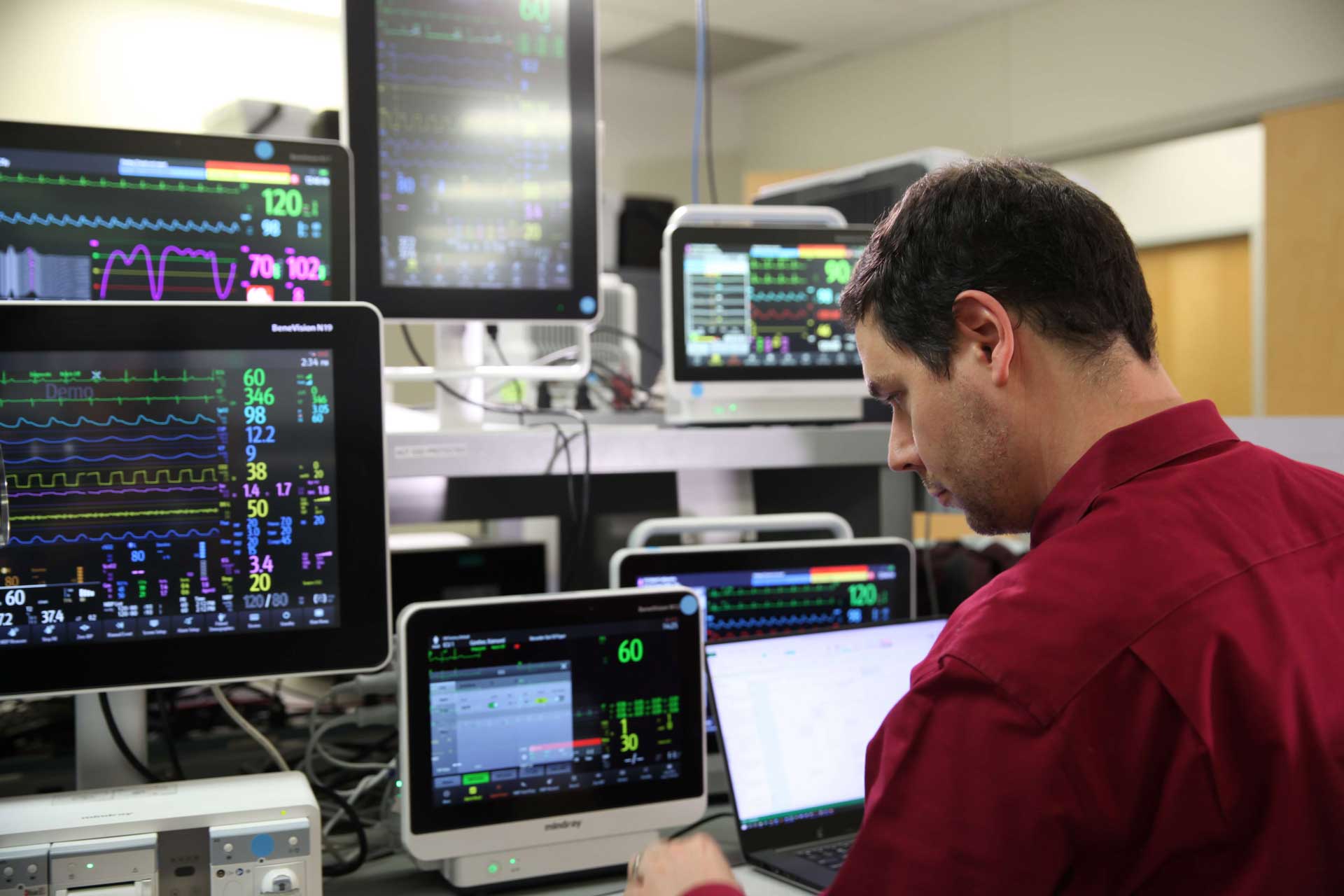 Mindray Techniker im Serviceprozess