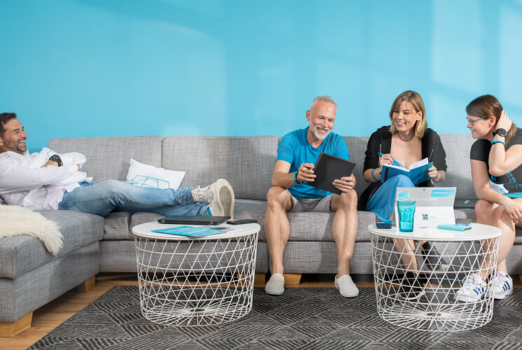 Unser Team bei der Arbeitsteilung Unser Team bei der Arbeitsteilung